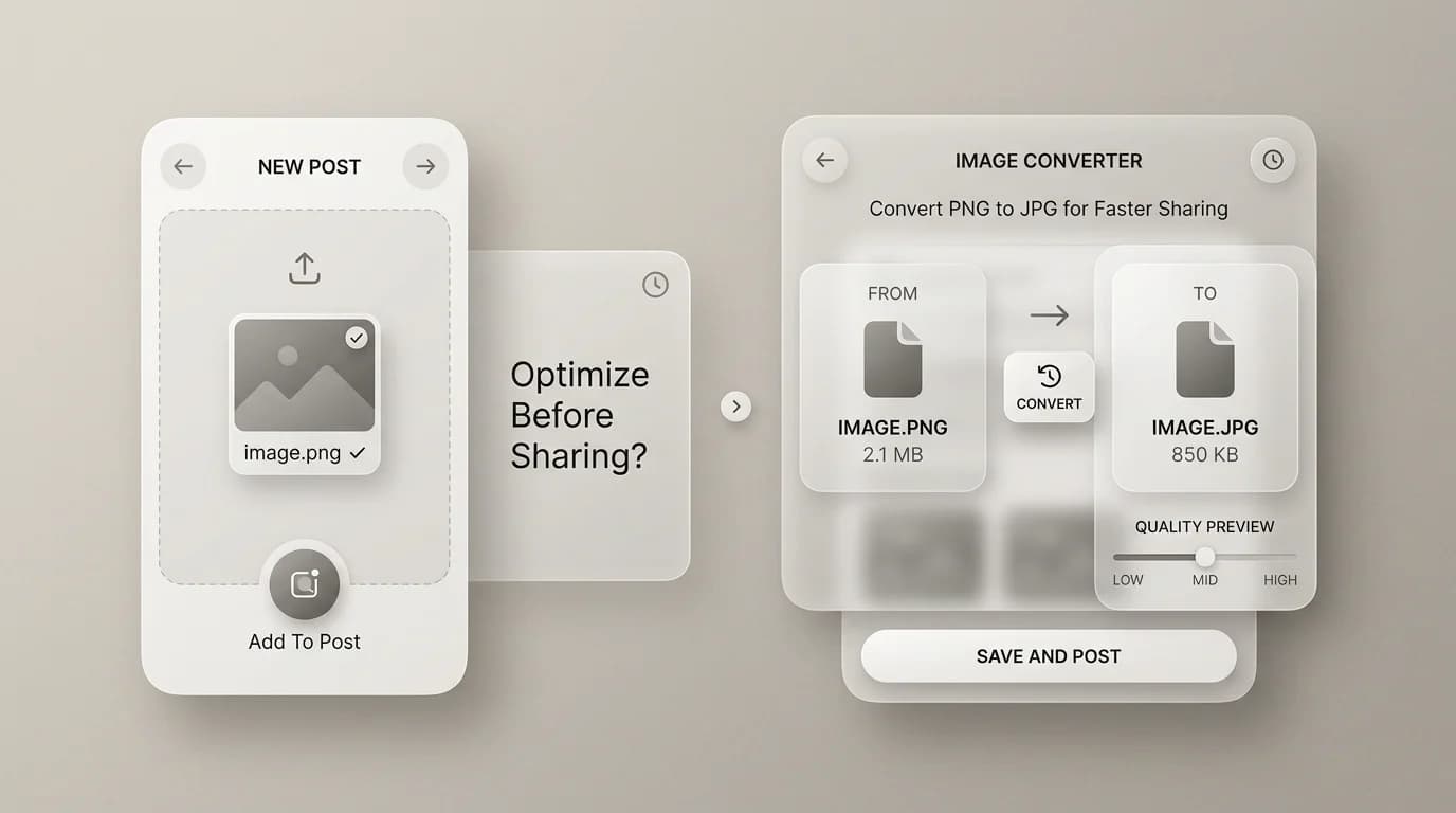 Phone and email context for image sharing formats