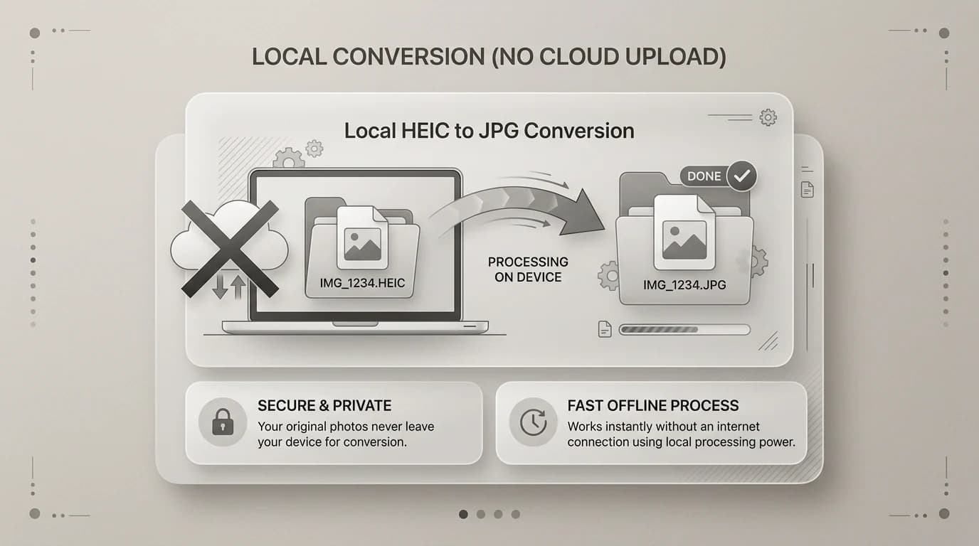 Local browser conversion privacy graphic